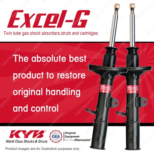 2x Front KYB Excel-G Cartrige Shock Absorbers for Hyundai Excel X1 G4AJ 1.5 I4