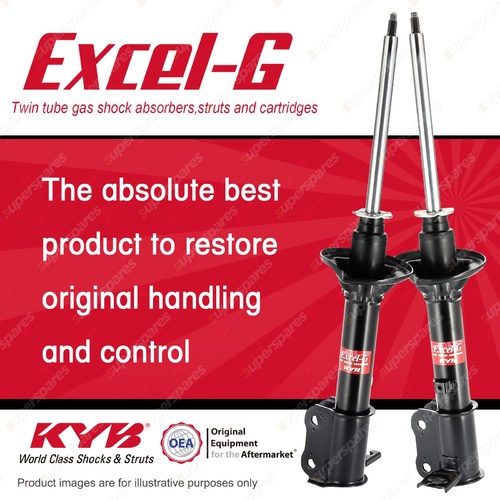 2x Rear KYB Excel-G Strut Shock Absorbers for Hyundai Excel X3 Classique G4 1.5