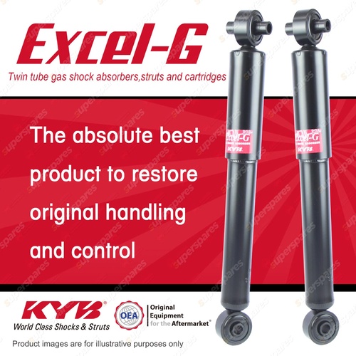 2x Rear KYB Excel-G Shock Absorbers for Hyundai Excel X1 X2 S Coupe 1N