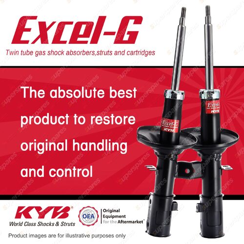 2x Front KYB Excel-G Strut Shock Absorbers for Hyundai Getz TB I4 D4 FWD Hatch