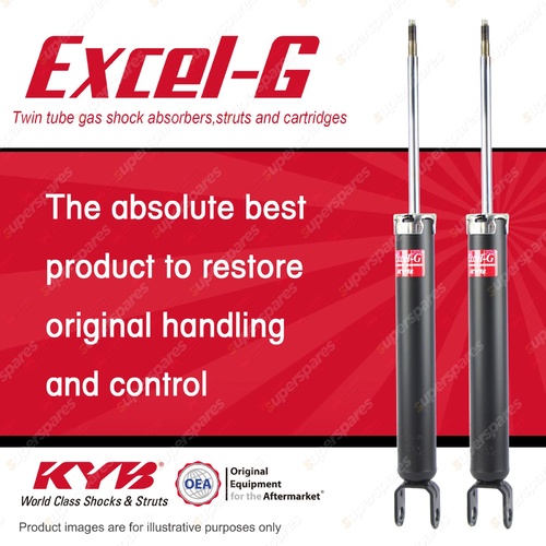 2x Rear KYB Excel-G Shock Absorbers for Hyundai i30 i30cw FD Wagon