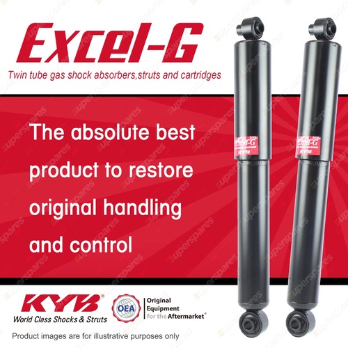 2x Rear KYB Excel-G Shock Absorbers for Hyundai iLoad iMax H1 TQ RWD Van 08-On