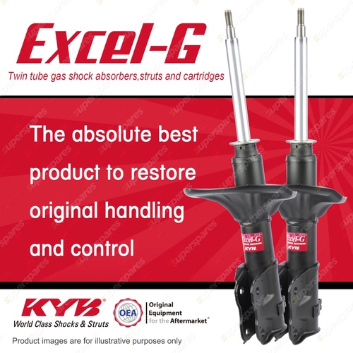 2x Front KYB Excel-G Strut Shock Absorbers for Hyundai Lantra J1 G4CR 1.6 I4