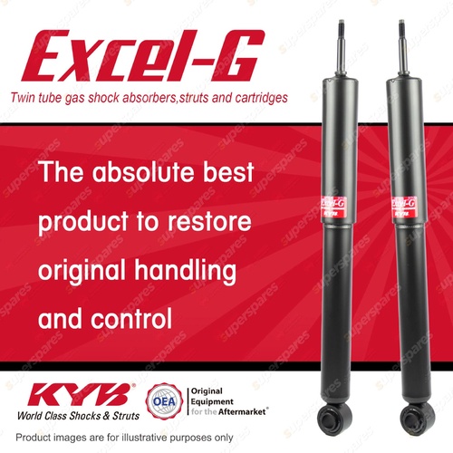 2x Rear KYB Excel-G Shock Absorbers for Hyundai Terracan HP DT4 V6 4WD SUV