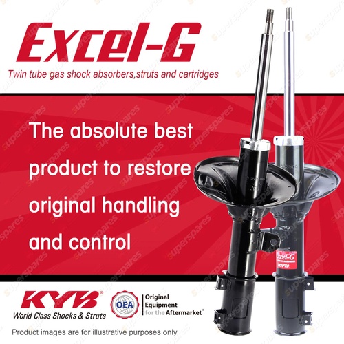 2x Front KYB Excel-G Strut Shock Absorbers for Hyundai Tiburon GK I4 V6 FWD