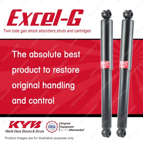 2x Rear KYB Excel-G Shock Absorbers for Isuzu D-Max TF Excl. Hi-rider RWD 08-12