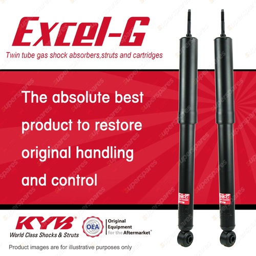 2x Rear KYB Excel-G Shock Absorbers for Isuzu MU-X UC 4JJ1TC 3.0 DT4 4WD SUV