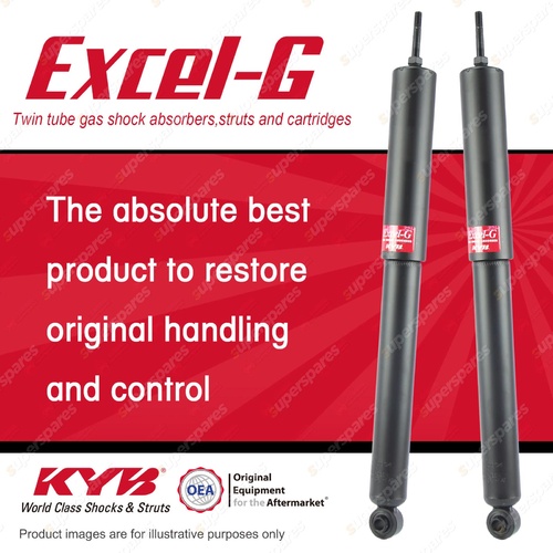 2x Front KYB Excel-G Shock Absorbers for Jeep Wrangler JK DT4 V6 4WD 07-On