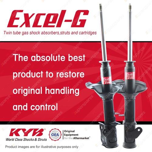 2x Rear KYB Excel-G Strut Shock Absorbers for KIA Carens TB Mentor AFB 98-01