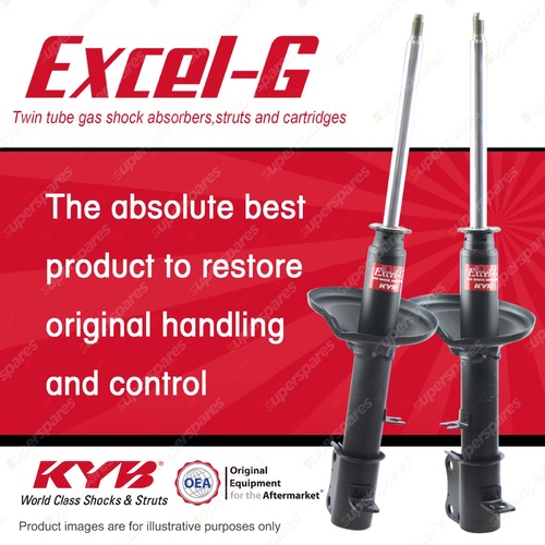 2x Rear KYB Excel-G Strut Shock Absorbers for KIA Mentor AFA Koup B5 1.5 I4 FWD