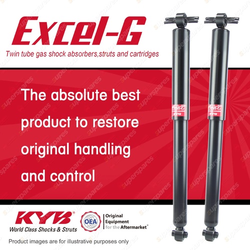 2x Rear KYB Excel-G Shock Absorbers for KIA Rio BC A5D 1.5 D4 FWD All 02-05