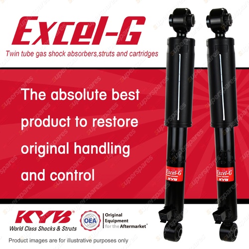 2x Rear KYB Excel-G Shock Absorbers for KIA Sorento XM UM V6 FWD SUV 14-On