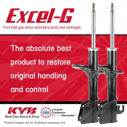 2x Front KYB Excel-G Strut Shock Absorbers for Lancia Delta 831B7046 1.6 I4 4WD