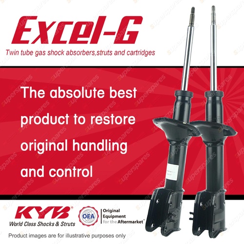 2x Rear KYB Excel-G Strut Shock Absorbers for Land Rover Freelander 4WD SUV