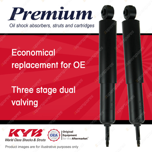 2x Front KYB Premium Shock Absorbers for Land Rover Range Rover V8 4WD 95-01