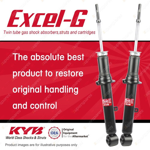 2x Front KYB Excel-G Shock Absorbers for Lexus GS JZS160 JZS161 I6 RWD Sedan