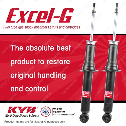 2x Front KYB Excel-G Shock Absorbers for Lexus LS UCF10 V8 RWD Sedan 90-94