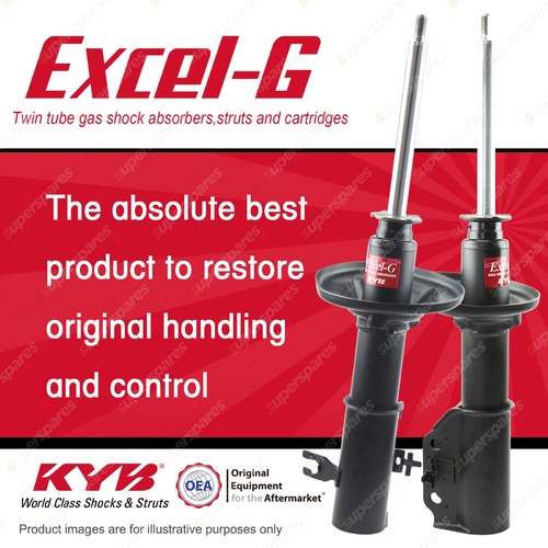 2x Front KYB Excel-G Strut Shock Absorbers for Mazda 323 BA Familia BHA ABS