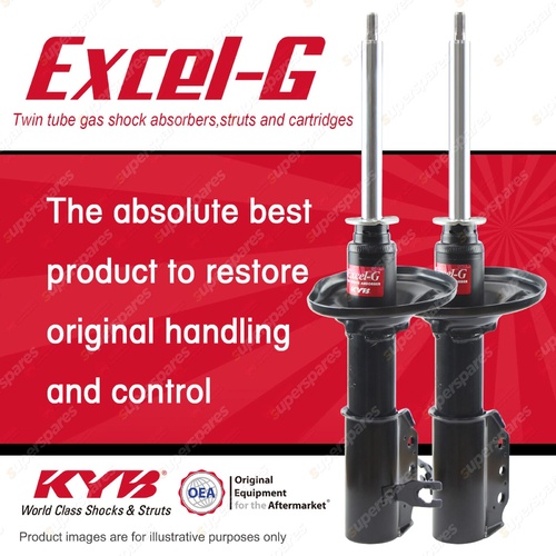 2x Front KYB Excel-G Strut Shock Absorbers for Mazda 323 BA V6 FWD All 94-98