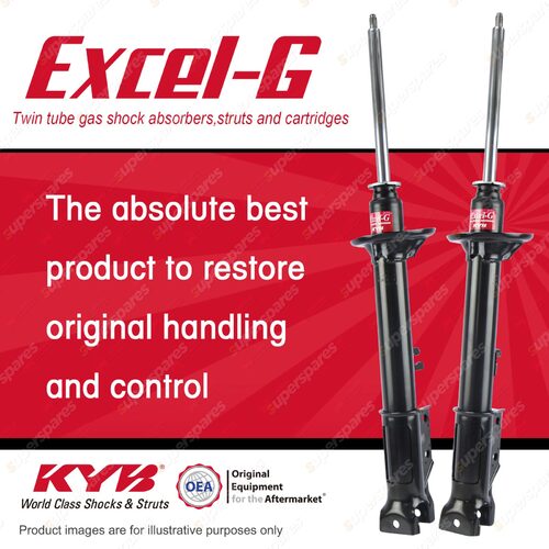 2x Rear KYB Excel-G Strut Shock Absorbers for Mazda 323 BF I4 FWD Wagon 85-89