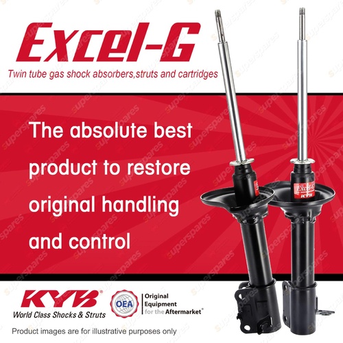 2x Rear KYB Excel-G Strut Shock Absorbers for Mazda 323 Familia BG I4 1989-1994