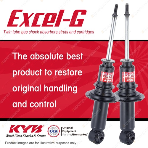 2x Rear KYB Excel-G Shock Absorbers for Mazda MX-5 NA I4 RWD 1.6 1.8 89-97