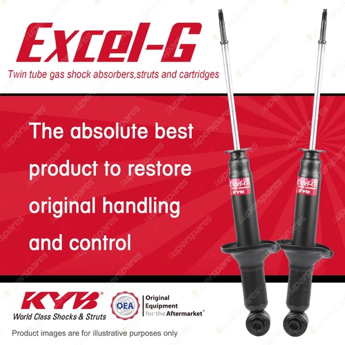 2x Rear KYB Excel-G Shock Absorbers for Mazda RX2 12A Capella NA 70-78