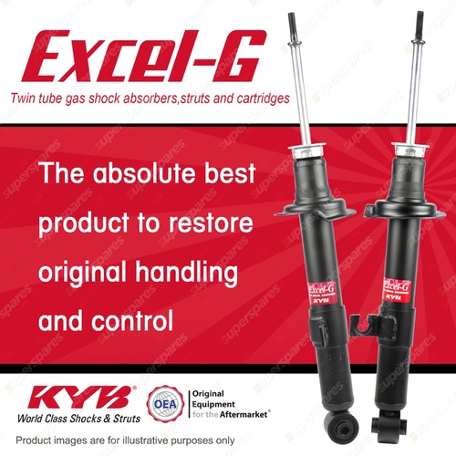 2x Front KYB Excel-G Shock Absorbers for Mazda RX7 FD 13BREW 1.3 RT2 RWD Coupe