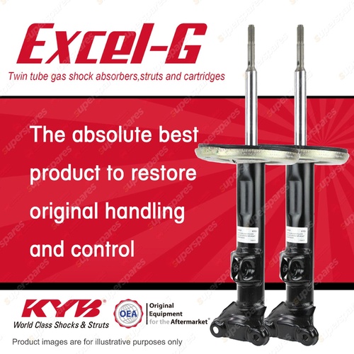 2x Front KYB Excel-G Shock Absorbers for Mercedes Benz C-Series CL203 S203 W203