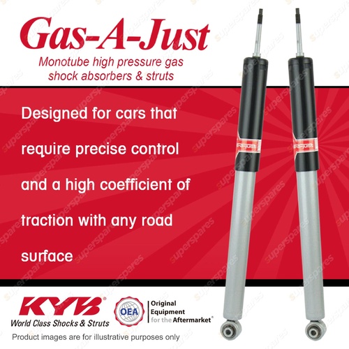 2x Rear KYB Gas-A-Just Shock Absorbers for Mercedes Benz SLK200 280 300 350 R171