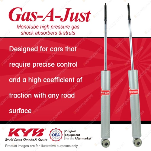 2x Rear KYB Gas-A-Just Shock Absorbers for Mercedes Benz W110 190C 200 D 230 SL