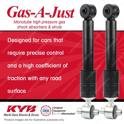 2x Rear KYB Gas-A-Just Shock Absorbers for Mercedes Benz W168 A140 160 170 190