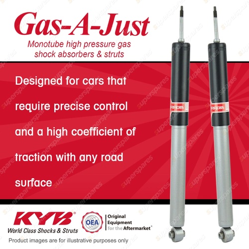 2x Rear KYB Gas-A-Just Shock Absorbers for Mercedes Benz C-Class W202 S202 94-00