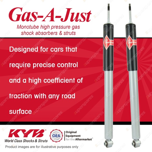 2x Front KYB Gas-A-Just Shock Absorbers for Mercedes Benz E-Class W210 95-03