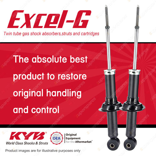 2x Rear KYB Excel-G Shock Absorbers for Mitsubishi ASX XA XB XC Wagon 10-ON