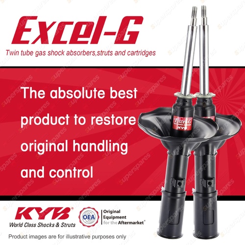 2x Front KYB Excel-G Strut Shock Absorbers for Mitsubishi Galant HG HH I4 FWD