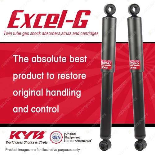 2x Rear KYB Excel-G Shock Absorbers for Mitsubishi L300 Express SA SB SC SD SE