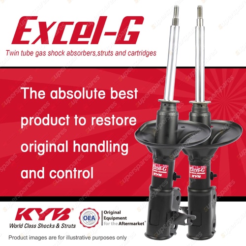 2x Front KYB Excel-G Strut Shock Absorbers for Mitsubishi Lancer CC GSR 4G93T