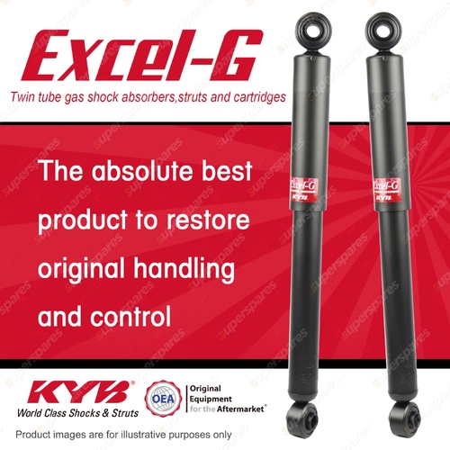 2x Rear KYB Excel-G Shock Absorbers for Mitsubishi Lancer CC CE I4 FWD 92-04