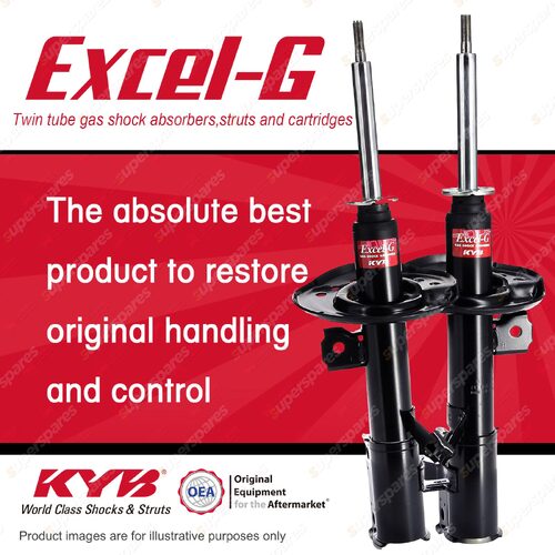 2x Front KYB Excel-G Strut Shock Absorbers for Nissan Dualis Qashqai J10 1.6 2.0