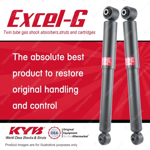 2x Rear KYB Excel-G Shock Absorbers for Nissan Dualis J10 DT4 I4 AWD FWD Wagon