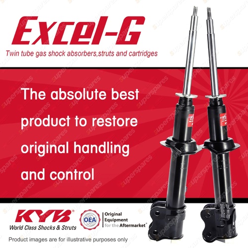 2x Front KYB Excel-G Strut Shock Absorbers for Nissan Micra K11 CG13DE 1.3 FWD