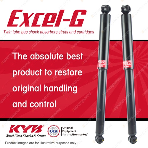 2x Rear KYB Excel-G Shock Absorbers for Nissan Pathfinder D21 I4 V6 4WD Wagon