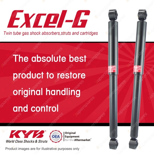 2x Rear KYB Excel-G Shock Absorbers for Nissan Pathfinder R50 V6 4WD Wagon