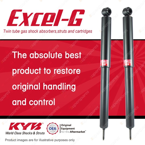 2x Rear KYB Excel-G Shock Absorbers for Nissan Patrol Y60 GQ Y61 GU Rear Leaf