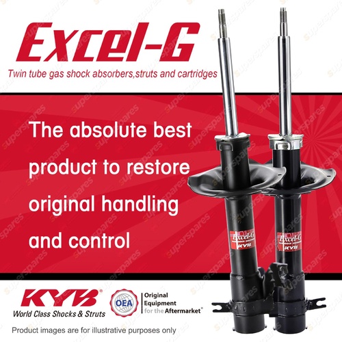 2x Front KYB Excel-G Strut Shock Absorbers for Nissan Pulsar N16 I4 FWD 00-06