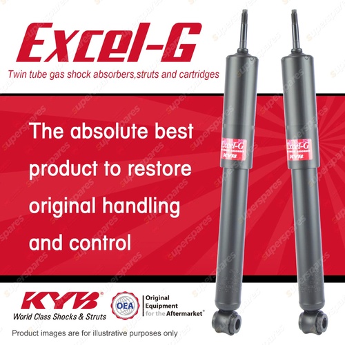 2x Front KYB Excel-G Shock Absorbers for Nissan Urvan E20 I4 RWD Van 73-78