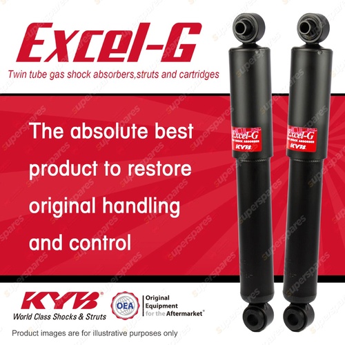 2x Front KYB Excel-G Shock Absorbers for Nissan Vanette C22 Z20 2.0 I4 RWD Van