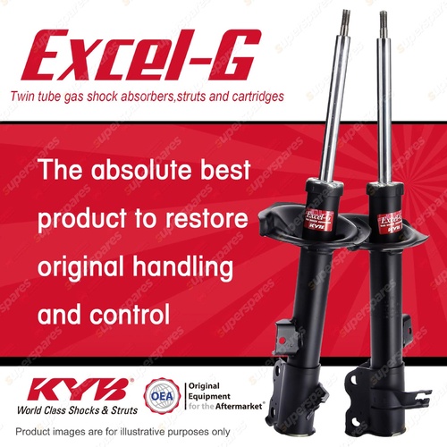 2x Rear KYB Excel-G Cartrige Shock Absorbers for Nissan X-Trail T30 QR25DE 2.5