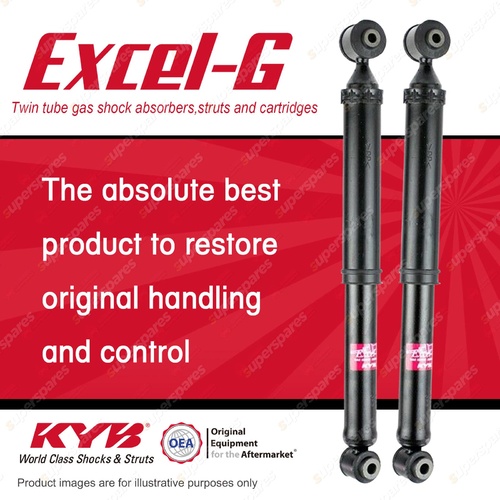 2x Rear KYB Excel-G Shock Absorbers for Peugeot 2008 HMZ 5FS 9HP FWD SUV 13-On